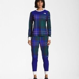 The North Face Thermal Plaid Print Pants Womens XL